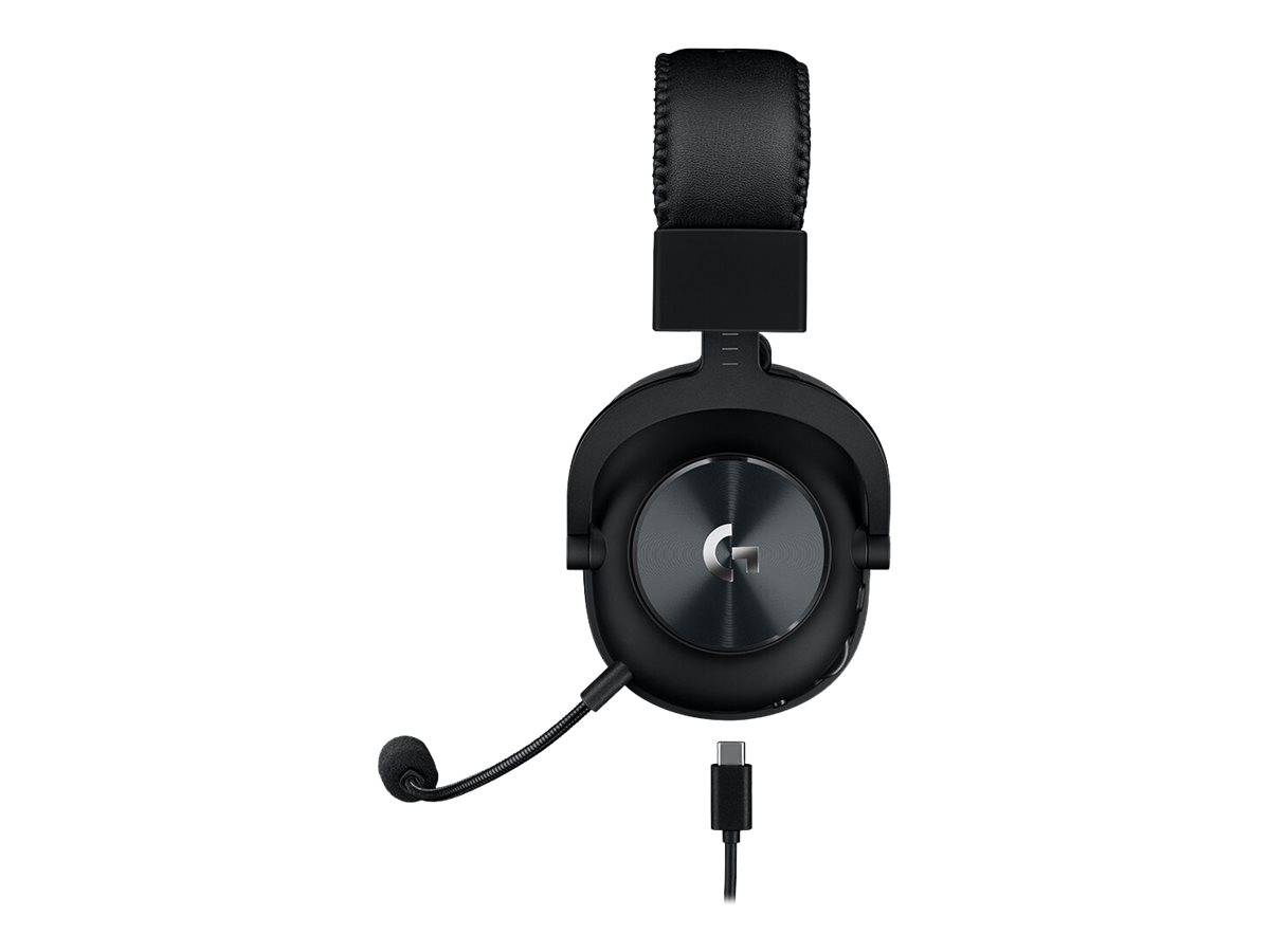 Logitech Gaming PRO X Gaming On Ear Headset Funk 7.1 Surround Schwarz Lautstärkeregelung, Mikrofon-Stummschaltung