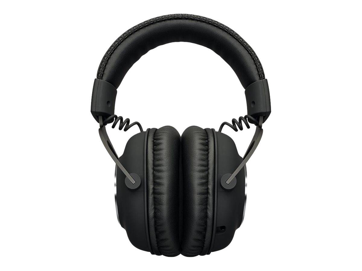 Logitech Gaming PRO X Gaming On Ear Headset Funk 7.1 Surround Schwarz Lautstärkeregelung, Mikrofon-Stummschaltung