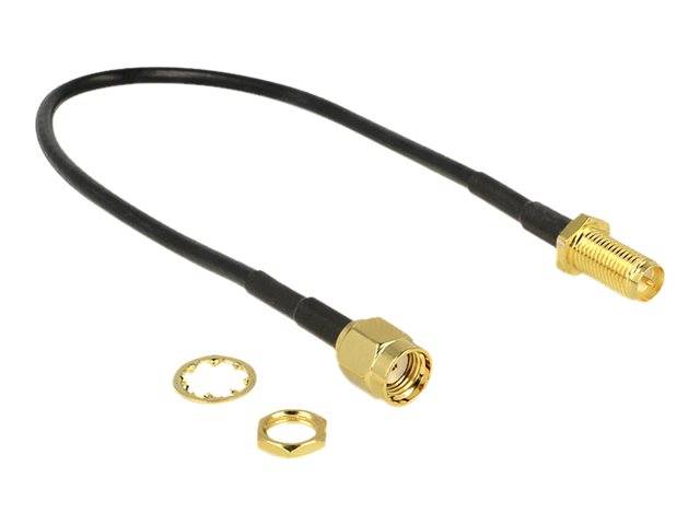 Delock - Antennenkabel - RP-SMA (W) zu RP-SMA (M)