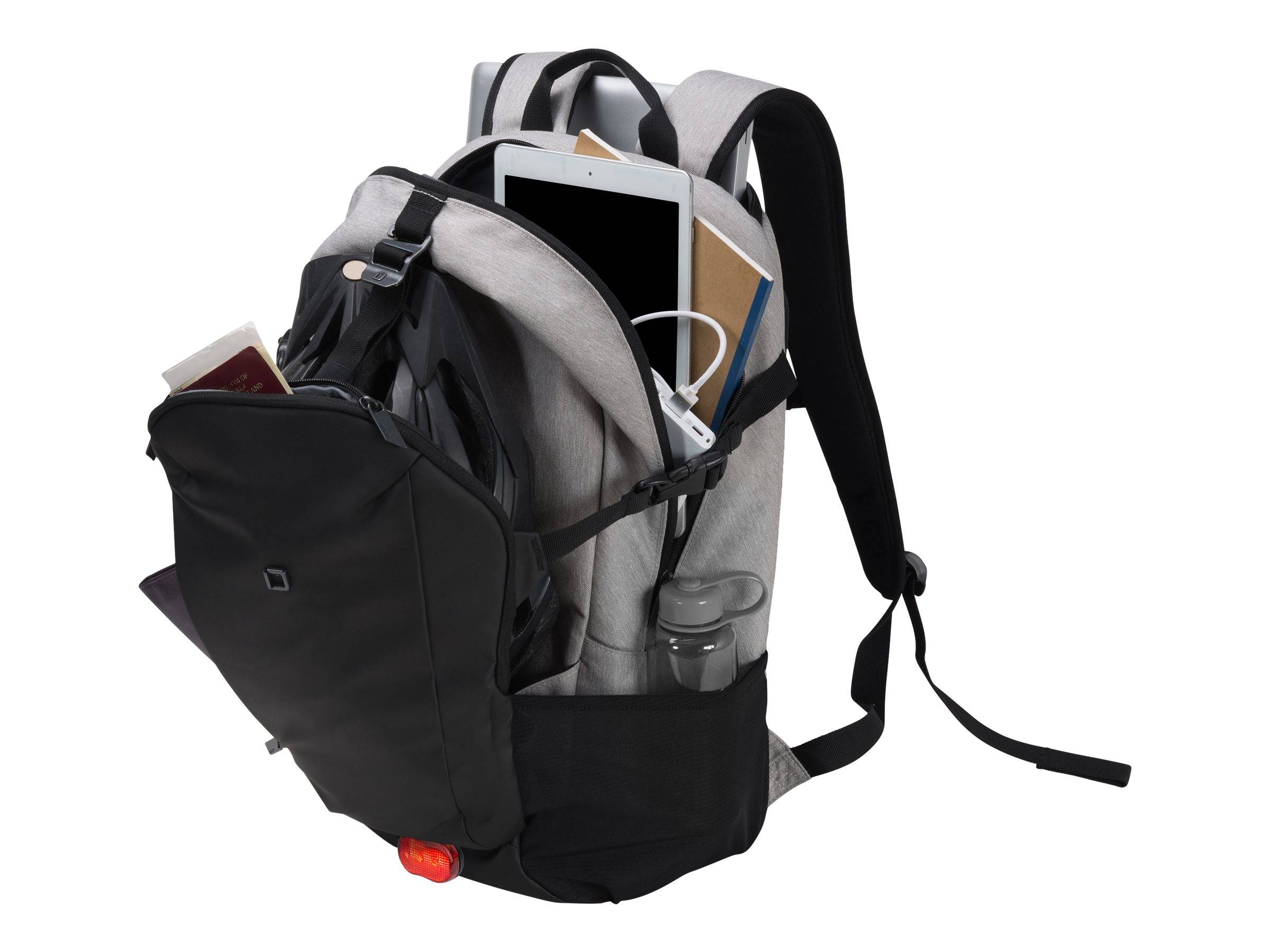 Dicota Notebook Rucksack DICOTA Backpack GO - Notebook-Rucksack - Passend für maximal: 39,6 cm (15,6") Grau