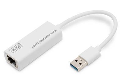 Digitus DN-3023 Netzwerkadapter 1 GBit/s USB 3.2 Gen 1 (USB 3.0), LAN (10/100/1000 MBit/s)
