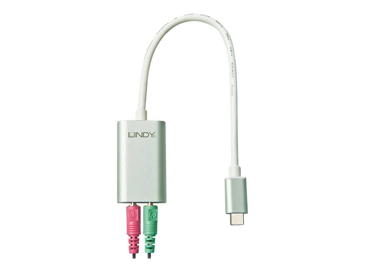 LINDY AV Konverter 42711 [USB-C® - Klinke]