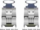 SAS Kabel Delock Mini SAS 26Pin -> Mini SAS 26Pin 1.00m