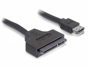 Delock - Power Over eSATA-Kabel - 11-poliger USB/eSATA (5/12V)