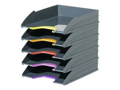DURABLE VARICOLOR TRAY SET - Briefablage - 5 Fächer