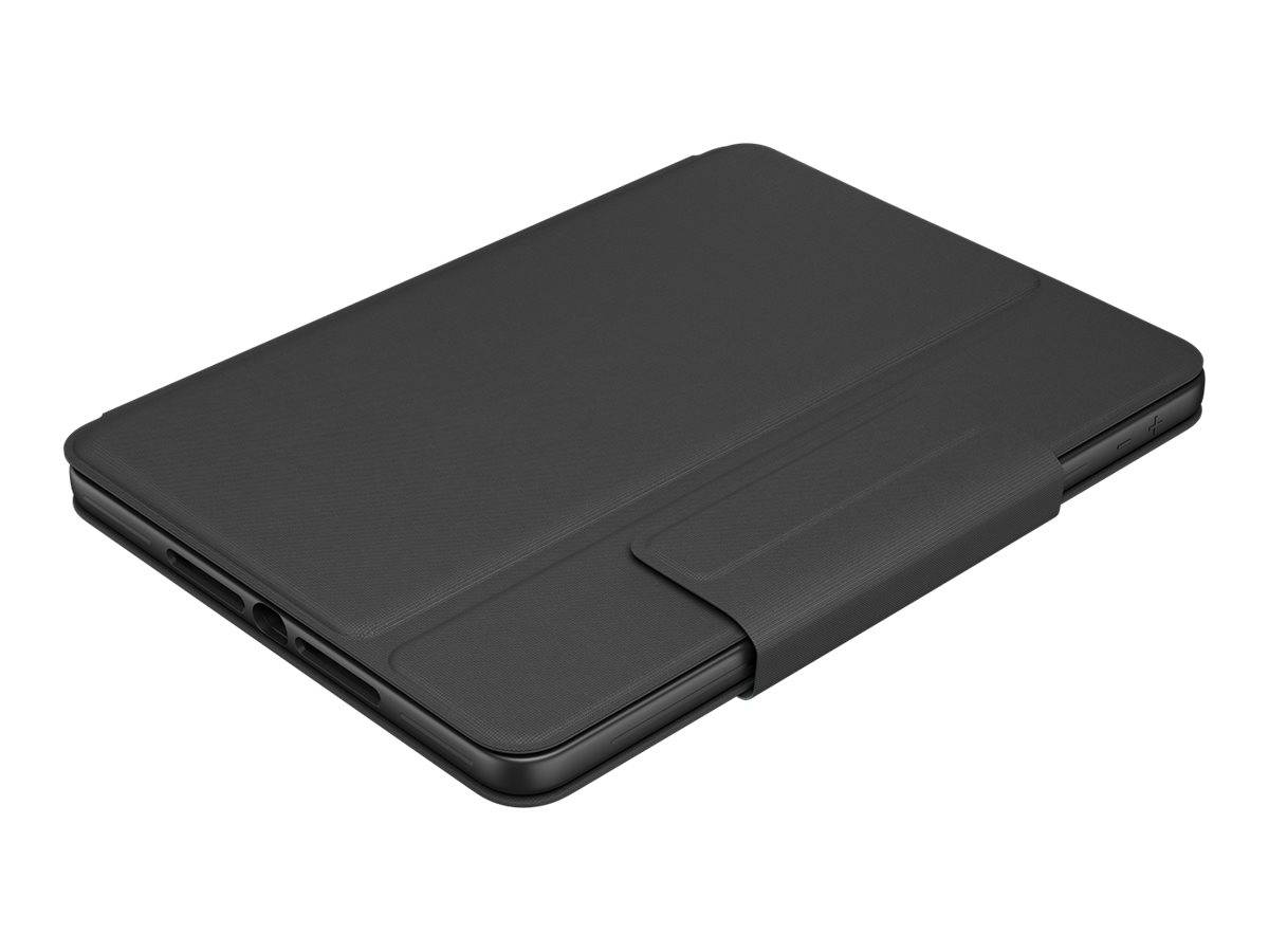 Logitech Rugged Folio Tablet-Tastatur mit Hülle Passend für Marke (Tablet): Apple iPad 10.2 (2019), iPad (9. Generation)