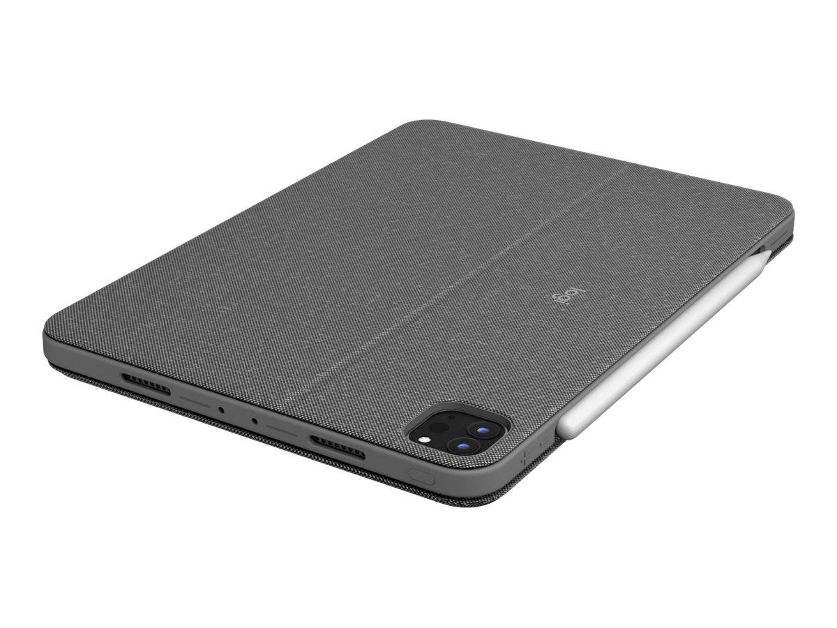 Logitech Combo Touch Tablet-Tastatur mit Hülle Passend für Marke (Tablet): Apple iPad Pro 11 (1. Generation), iPad Pro 11 (2. Generation), iPad Pro