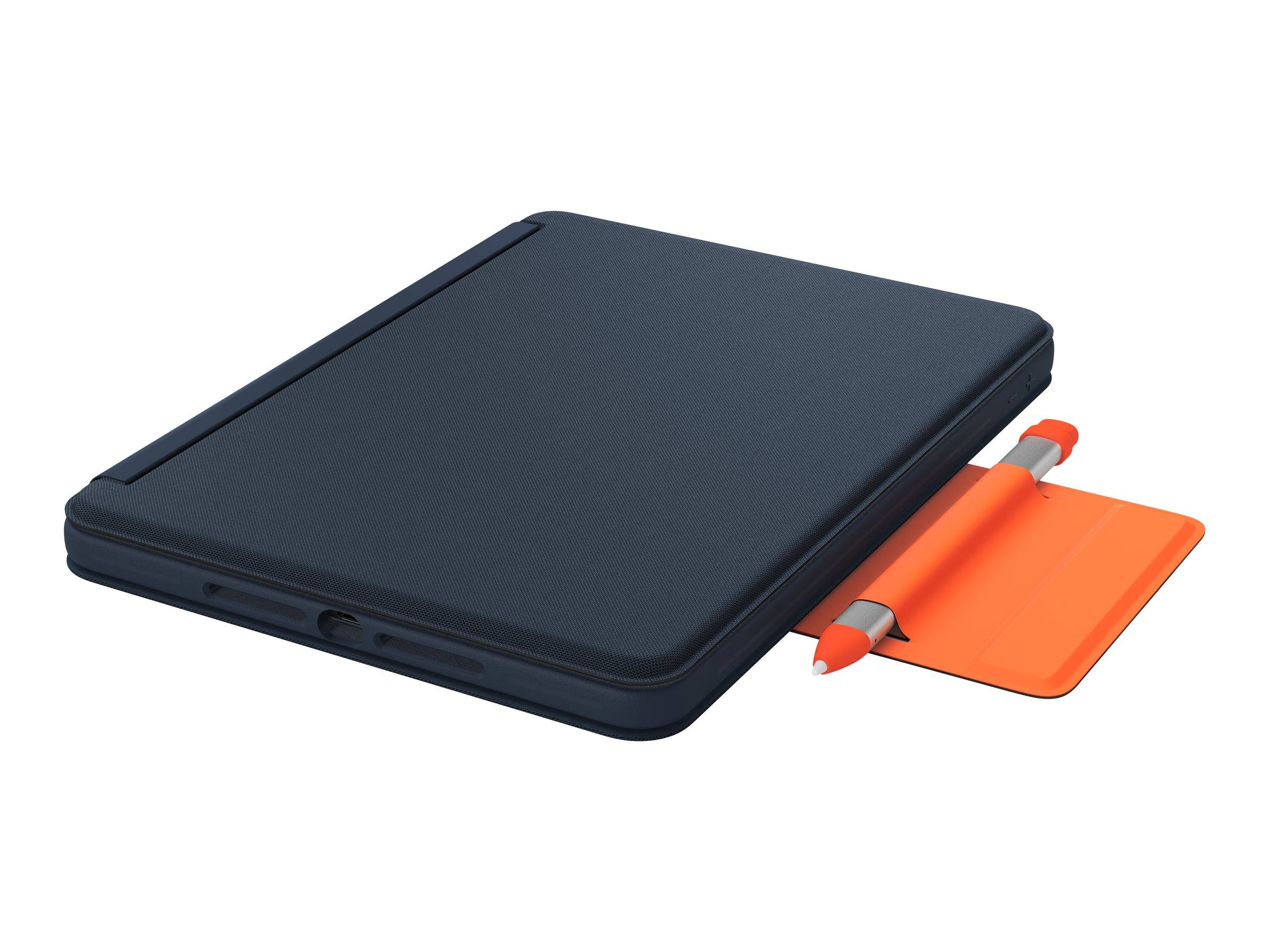 Logitech Rugged Combo 3 Touch Tablet-Tastatur Passend für Marke (Tablet): Apple iPad (7. Generation), iPad (8. Generation), iPad (9. Generation)