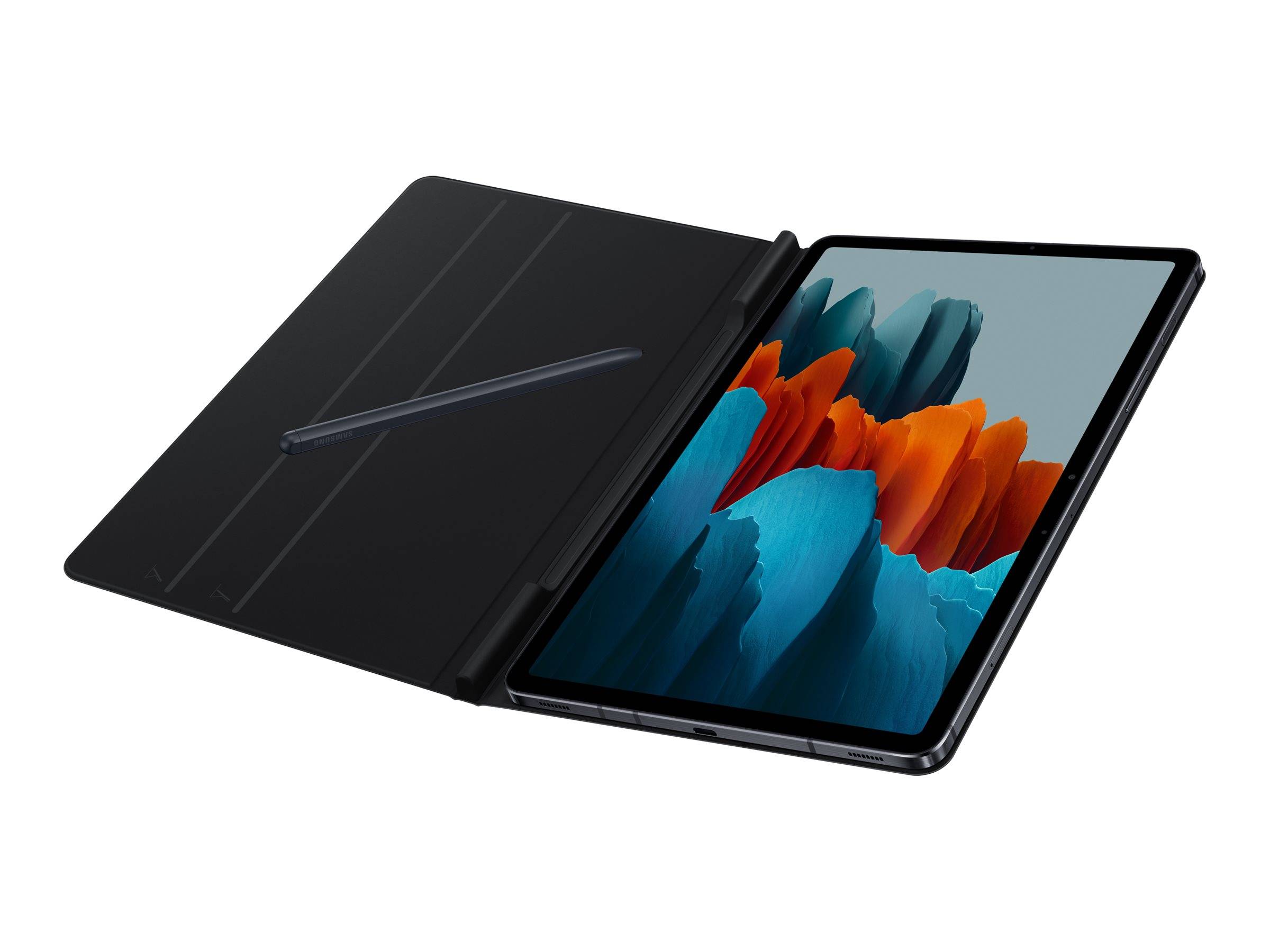 Samsung Book Cover EF-BT630 Tablet-Cover Samsung Galaxy Tab S7, Galaxy Tab S8 Book Cover Schwarz
