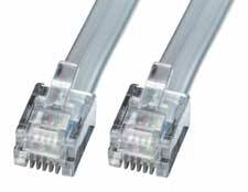 LINDY ISDN Anschlusskabel 3.00 m Grau