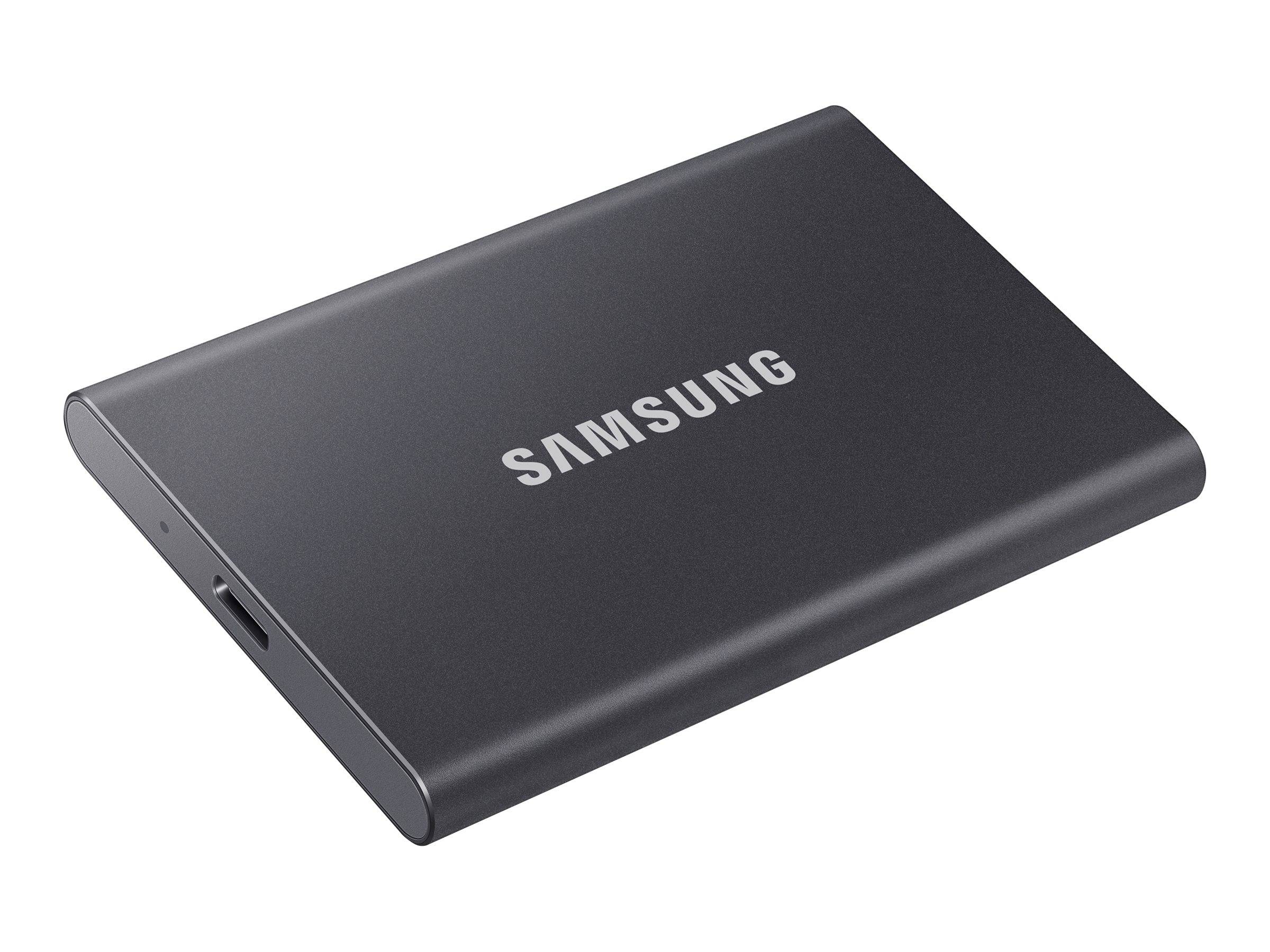 Samsung Portable T7 2TB Externe SSD USB-A (USB 3.2 Gen 2) Grau PC/Mac MU-PC2T0T/WW