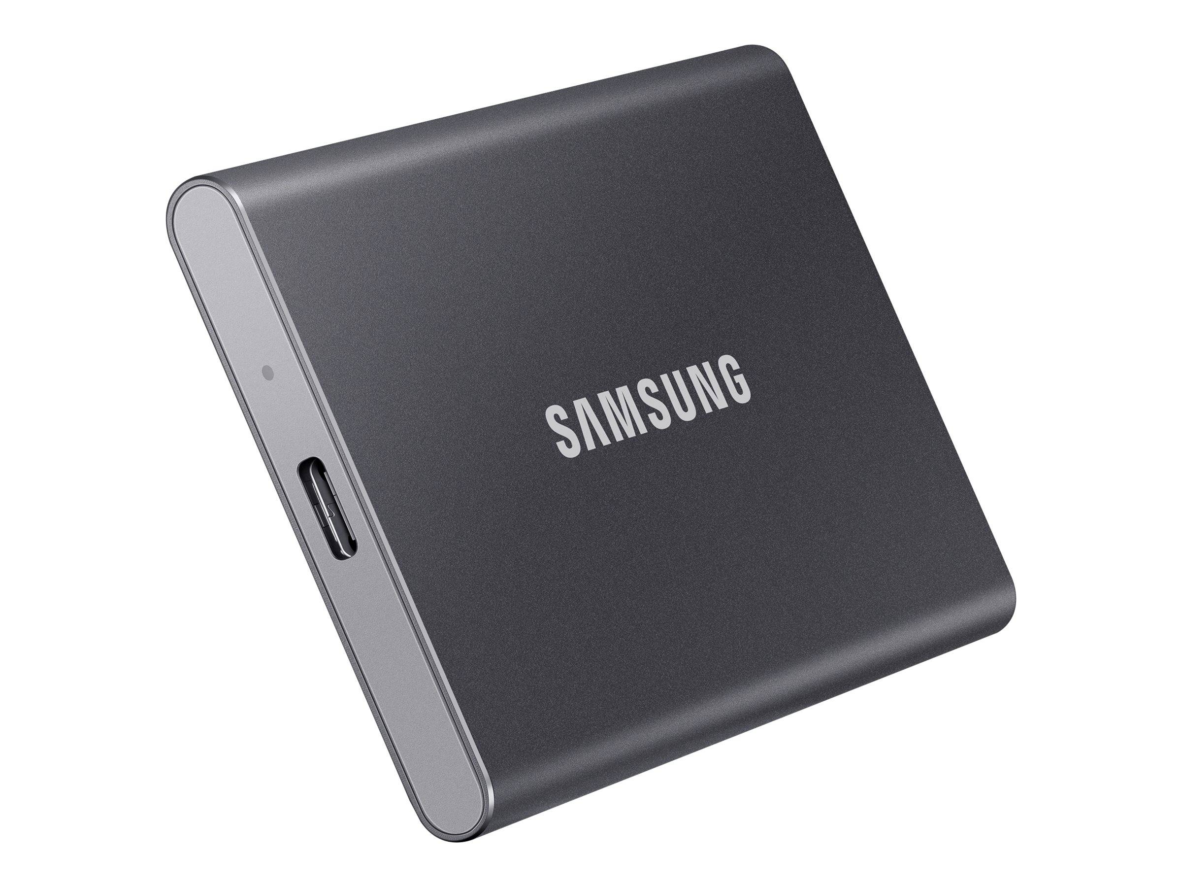 Samsung Portable T7 2TB Externe SSD USB-A (USB 3.2 Gen 2) Grau PC/Mac MU-PC2T0T/WW