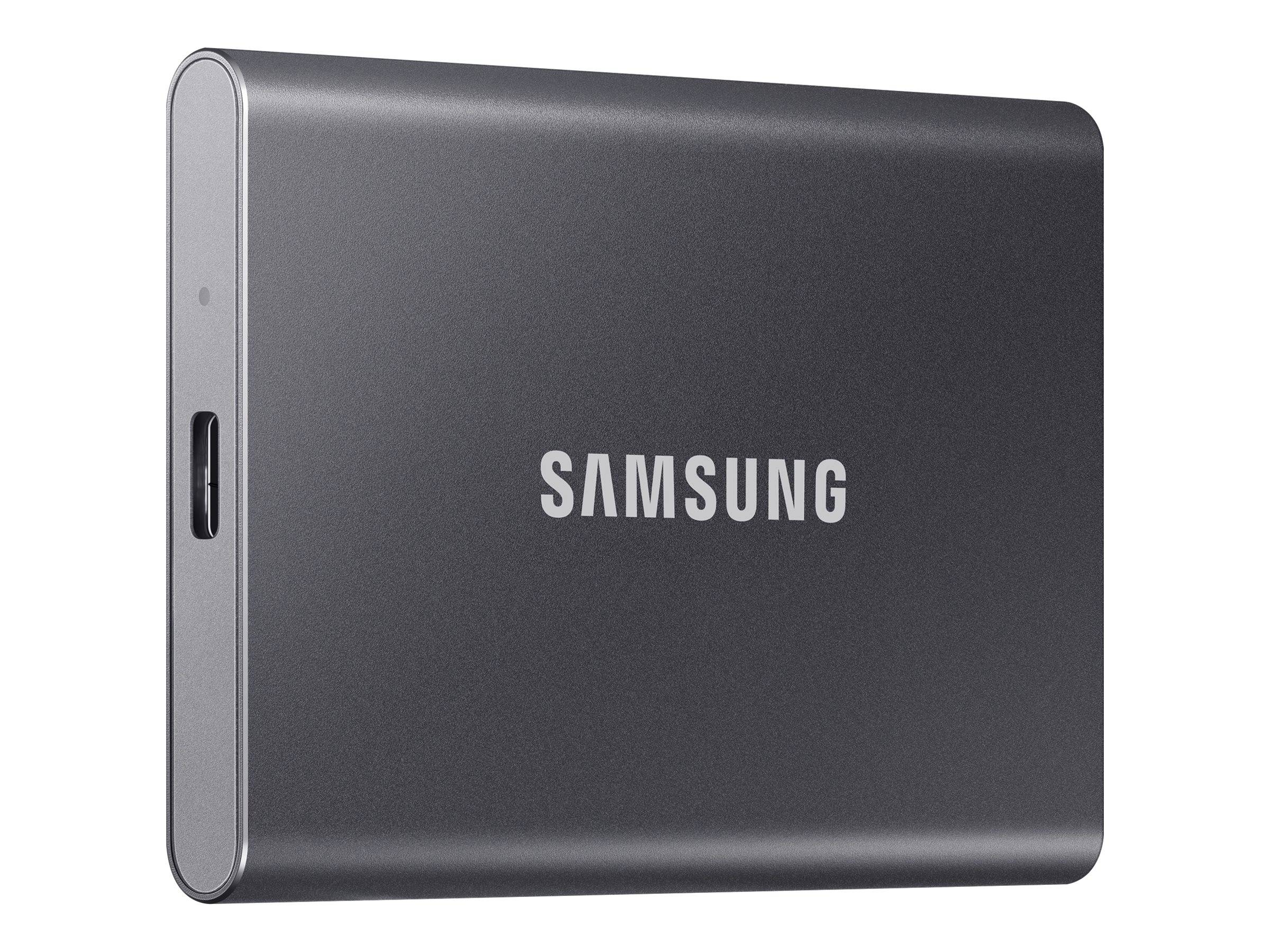 Samsung Portable T7 2TB Externe SSD USB-A (USB 3.2 Gen 2) Grau PC/Mac MU-PC2T0T/WW