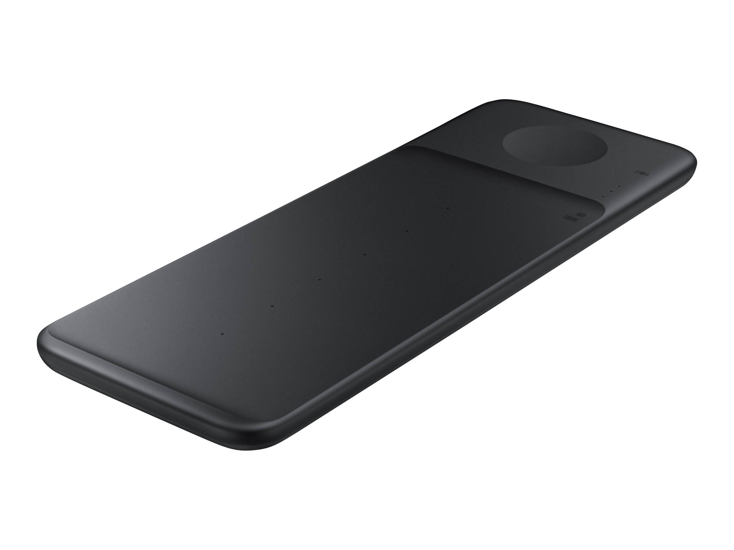Samsung EP-P6300 induktive Ladestation USB-C® Bis zu 3 Geräte gleichzeitig laden, Für Qi kompatible Geräte, mit Magnetanschluss, mit Schnellladefu