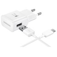 Samsung EP-TA20EWECGWW USB Ladegerät 1x USB-C®, 1x USB-A Fast Charge Weiß Schnellladegerät