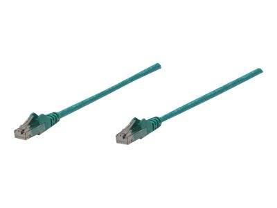 Intellinet 342469 RJ45 Netzwerkkabel, Patchkabel CAT 6 U/UTP 0.50 m Grün 1 St.