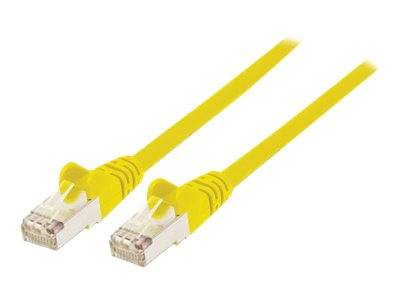 Intellinet 735902 RJ45 Netzwerkkabel, Patchkabel CAT 6 S/FTP 15.00 m Gelb vergoldete Steckkontakte 1 St.