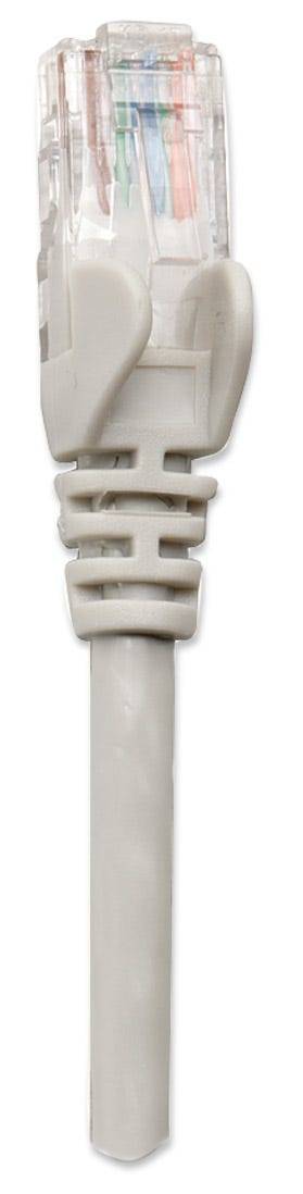 Intellinet 334112 RJ45 Netzwerkkabel, Patchkabel CAT 6 U/UTP 2.00 m Grau 1 St.