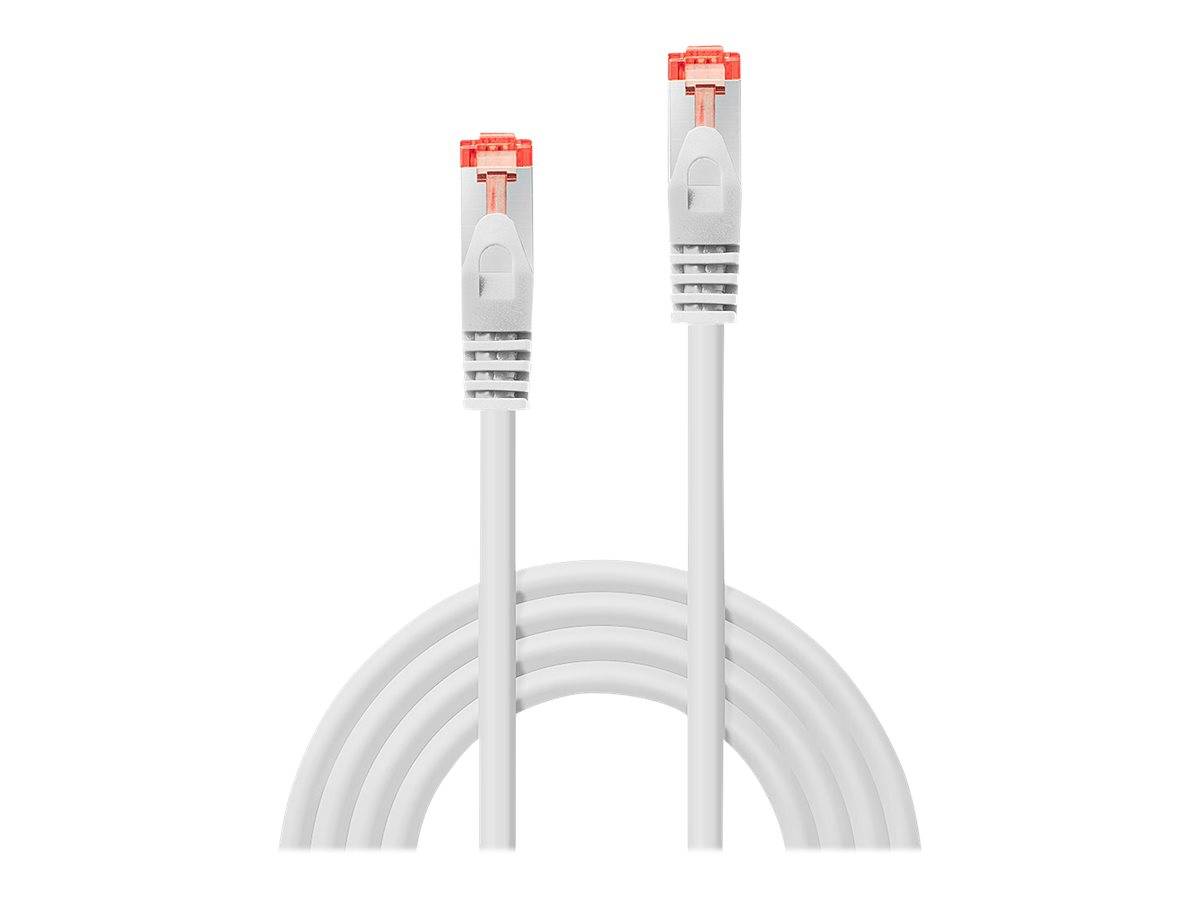 LINDY 47382 RJ45 Netzwerkkabel, Patchkabel 1.00 m Weiß 1 St.
