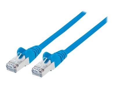 Intellinet 735865 RJ45 Netzwerkkabel, Patchkabel CAT 6 S/FTP 15.00 m Blau vergoldete Steckkontakte 1 St.