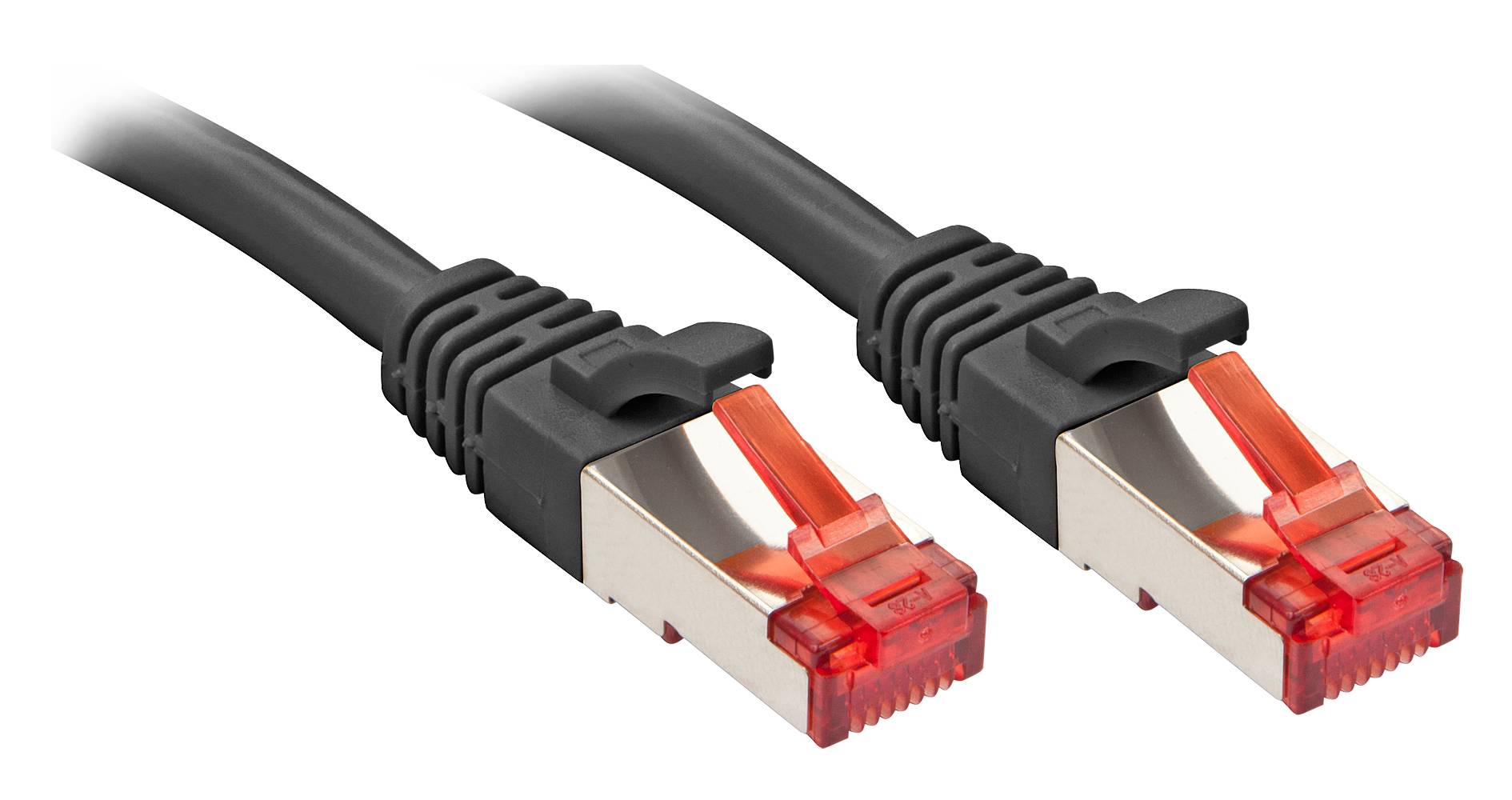 LINDY 47781 RJ45 Netzwerkkabel, Patchkabel CAT 6 S/FTP 5.00 m Schwarz 1 St.