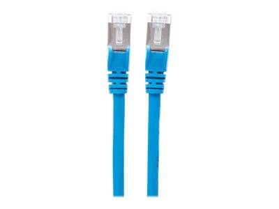 Intellinet 735384 RJ45 Netzwerkkabel, Patchkabel CAT 6 S/FTP 2.00 m Blau vergoldete Steckkontakte 1 St.