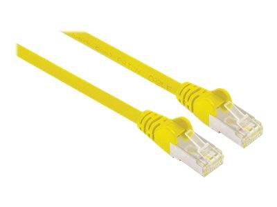 Intellinet 735643 RJ45 Netzwerkkabel, Patchkabel CAT 6 S/FTP 5.00 m Gelb vergoldete Steckkontakte 1 St.