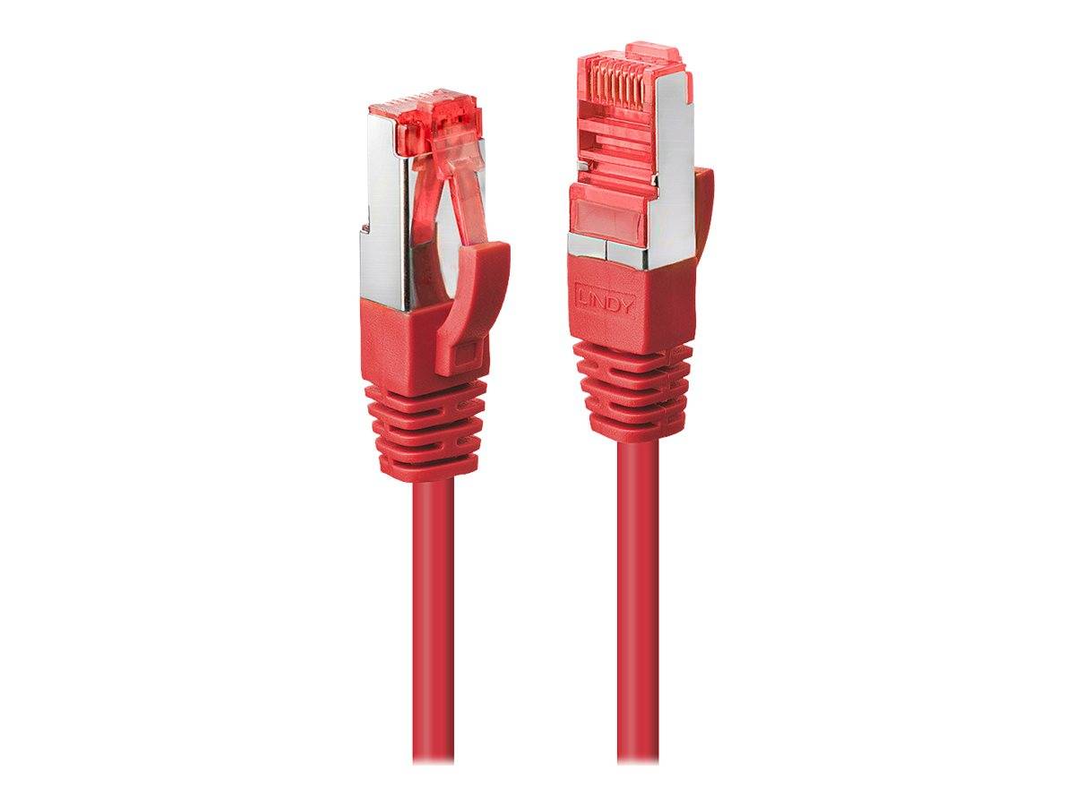 LINDY 47731 RJ45 Netzwerkkabel, Patchkabel CAT 6 S/FTP 0.50 m Rot 1 St.