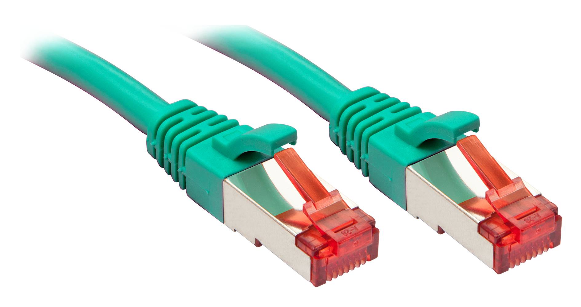 LINDY 47749 RJ45 Netzwerkkabel, Patchkabel CAT 6 S/FTP 2.00 m Grün mit Rastnasenschutz 1 St.