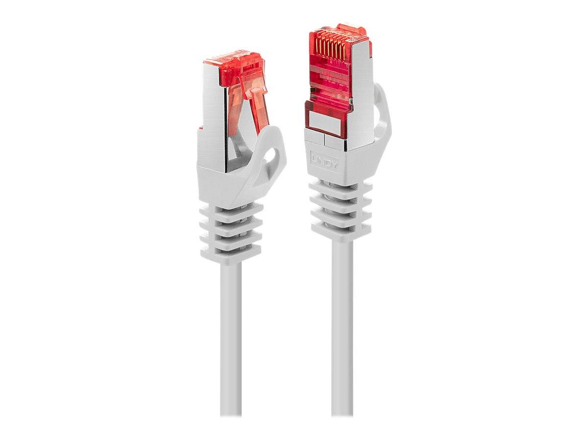 LINDY 47388 RJ45 Netzwerkkabel, Patchkabel CAT 6 S/FTP 10.00 m Weiß 1 St.