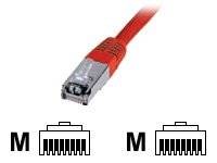 Digitus DK-1531-010/R RJ45 Netzwerkkabel, Patchkabel CAT 5e SF/UTP 1.00 m Rot 1 St.
