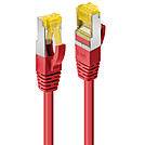 LINDY 47291 RJ45 Netzwerkkabel, Patchkabel CAT 6 S/FTP 0.50 m Rot 1 St.