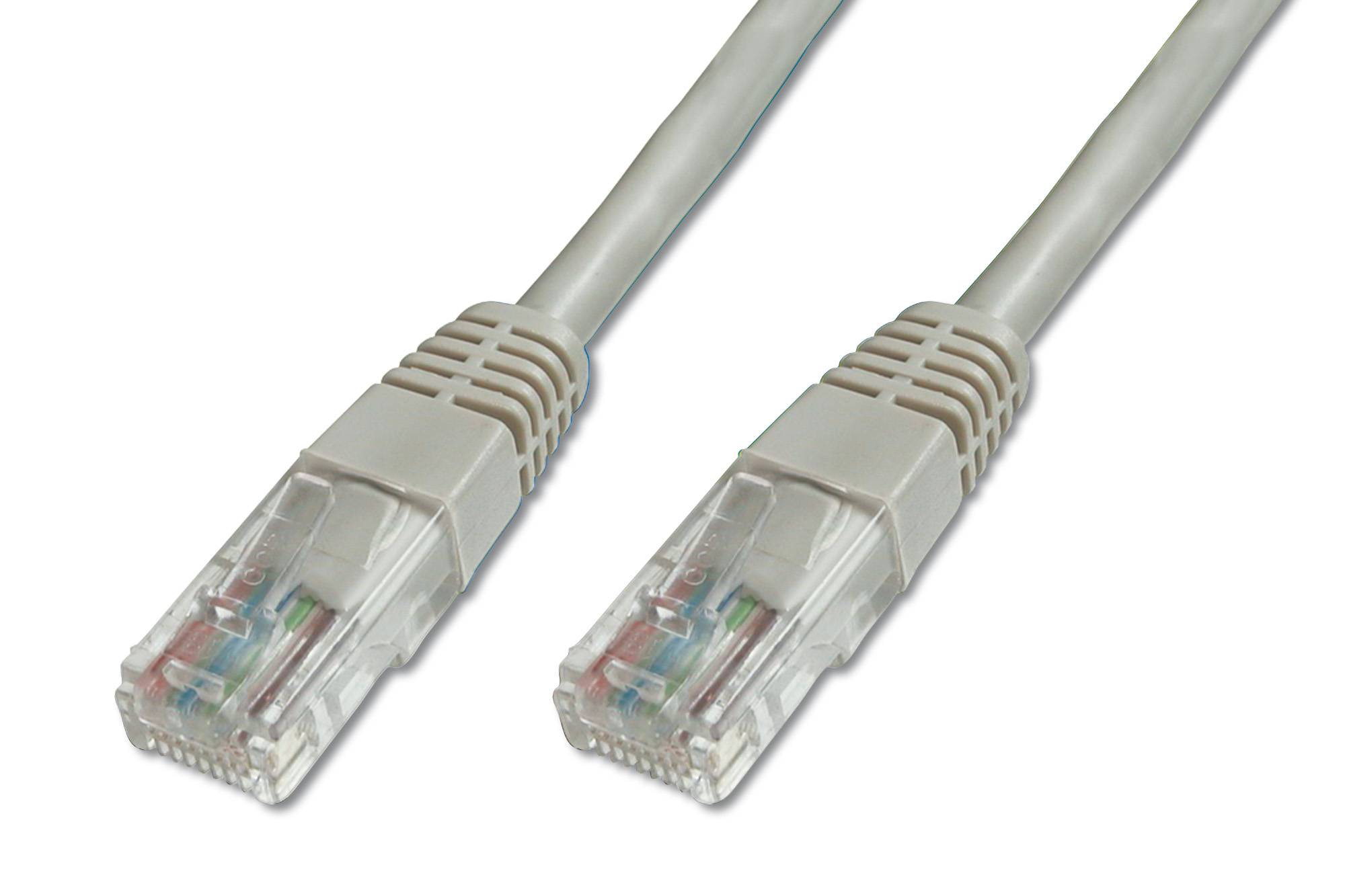 Digitus DK-1511-005 RJ45 Netzwerkkabel, Patchkabel CAT 5e U/UTP 0.50 m Grau 1 St.