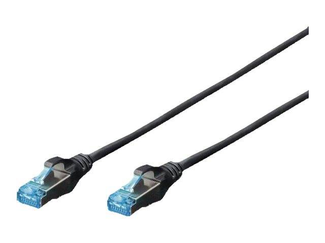 Digitus DK-1532-010/BL RJ45 Netzwerkkabel, Patchkabel CAT 5e SF/UTP 1.00 m Schwarz verdrillte Paare 1 St.