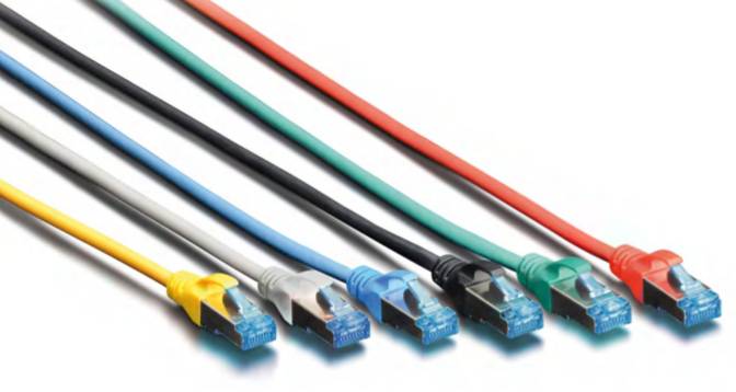 Digitus DK-1532-010/BL RJ45 Netzwerkkabel, Patchkabel CAT 5e SF/UTP 1.00 m Schwarz verdrillte Paare 1 St.