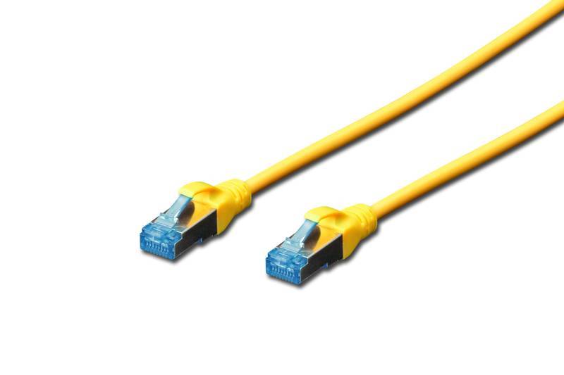 Digitus DK-1532-030/Y RJ45 Netzwerkkabel, Patchkabel CAT 5e SF/UTP 3.00 m Gelb verdrillte Paare 1 St.