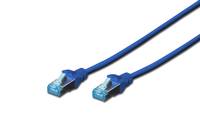 Digitus DK-1532-010/B RJ45 Netzwerkkabel, Patchkabel CAT 5e SF/UTP 1.00 m Blau verdrillte Paare 1 St.
