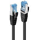 LINDY 47181 RJ45 Netzwerkkabel, Patchkabel CAT 6a S/FTP 5.00 m Schwarz 1 St.