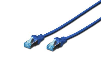 Digitus DK-1531-030/B RJ45 Netzwerkkabel, Patchkabel CAT 5e SF/UTP 3.00 m Blau 1 St.