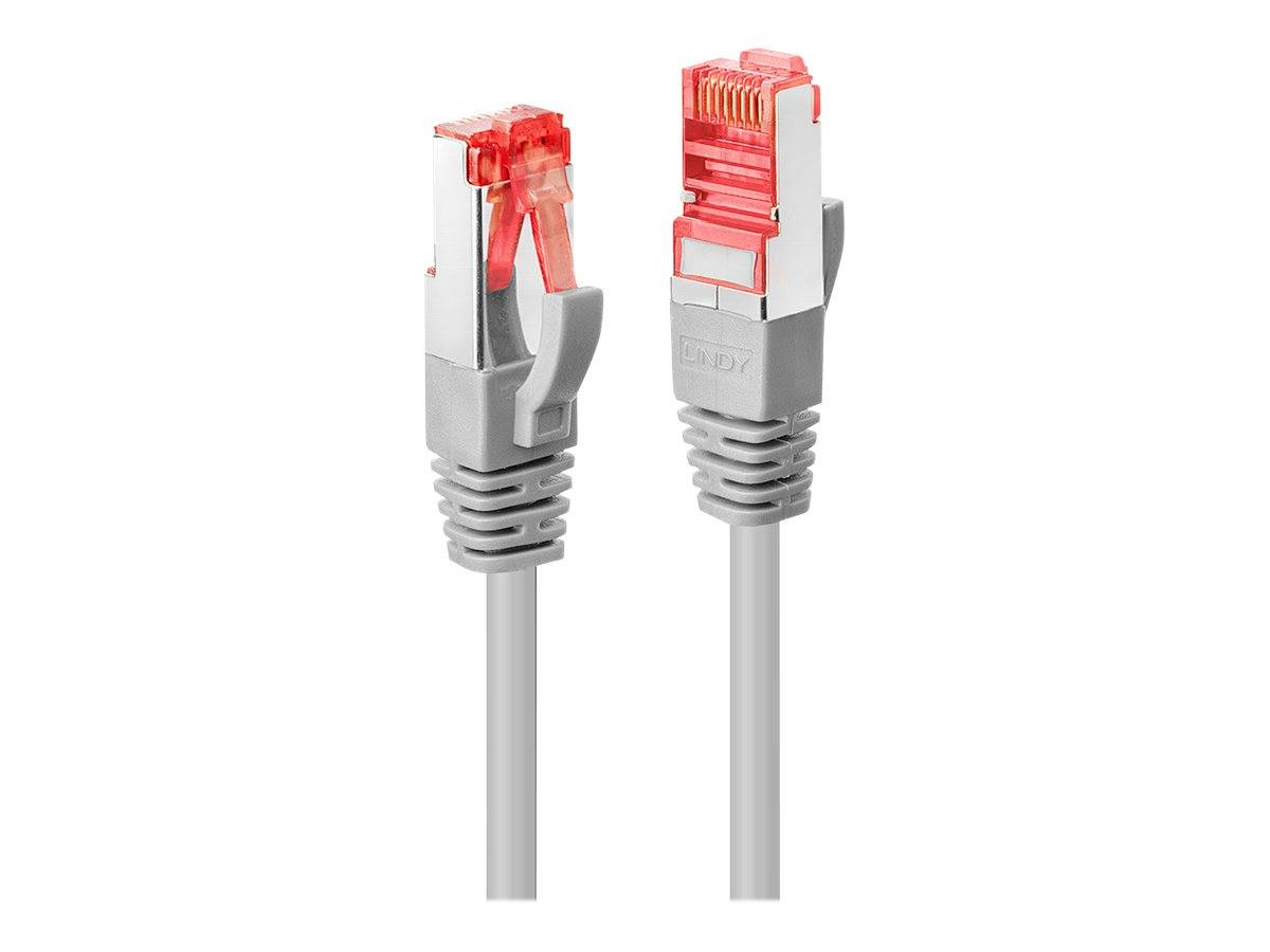 LINDY 47706 RJ45 Netzwerkkabel, Patchkabel CAT 6 S/FTP 5.00 m Grau mit Rastnasenschutz 1 St.