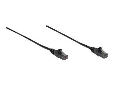 Intellinet 343794 RJ45 Netzwerkkabel, Patchkabel CAT 6 U/UTP 10.00 m Schwarz 1 St.