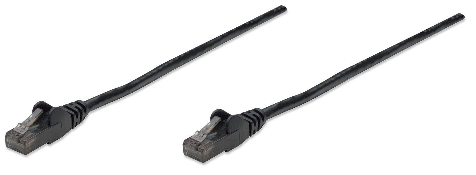 Intellinet 343794 RJ45 Netzwerkkabel, Patchkabel CAT 6 U/UTP 10.00 m Schwarz 1 St.
