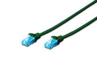 Digitus DK-1512-020/G RJ45 Netzwerkkabel, Patchkabel CAT 5e U/UTP 2.00 m Grün verdrillte Paare 1 St.