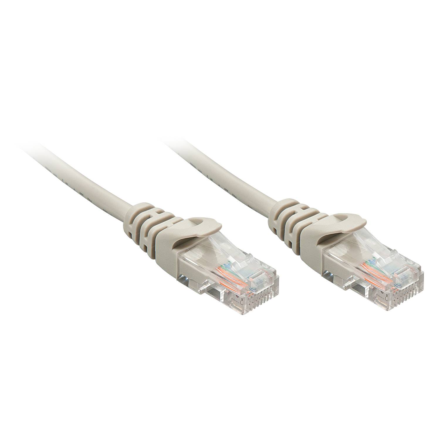 LINDY 48362 RJ45 Netzwerkkabel, Patchkabel CAT 5e U/UTP 1.00 m Grau 1 St.