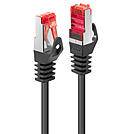 LINDY 47372 RJ45 Netzwerkkabel, Patchkabel CAT 6 S/FTP 1.00 m Schwarz 1 St.