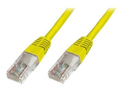 Digitus DK-1512-020/Y RJ45 Netzwerkkabel, Patchkabel CAT 5e U/UTP 2.00 m Gelb verdrillte Paare 1 St.