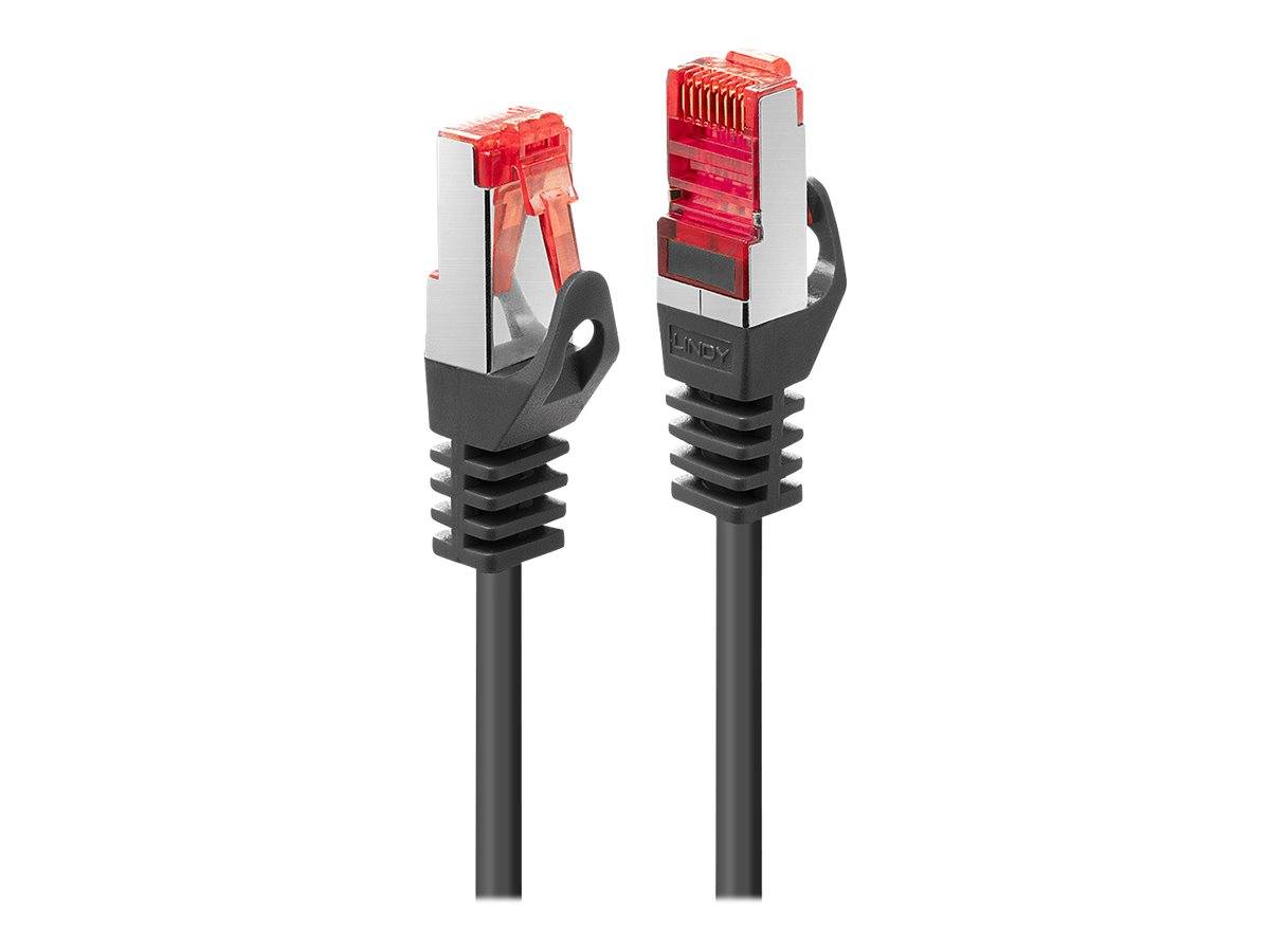 LINDY 47376 RJ45 Netzwerkkabel, Patchkabel 5.00 m Schwarz 1 St.