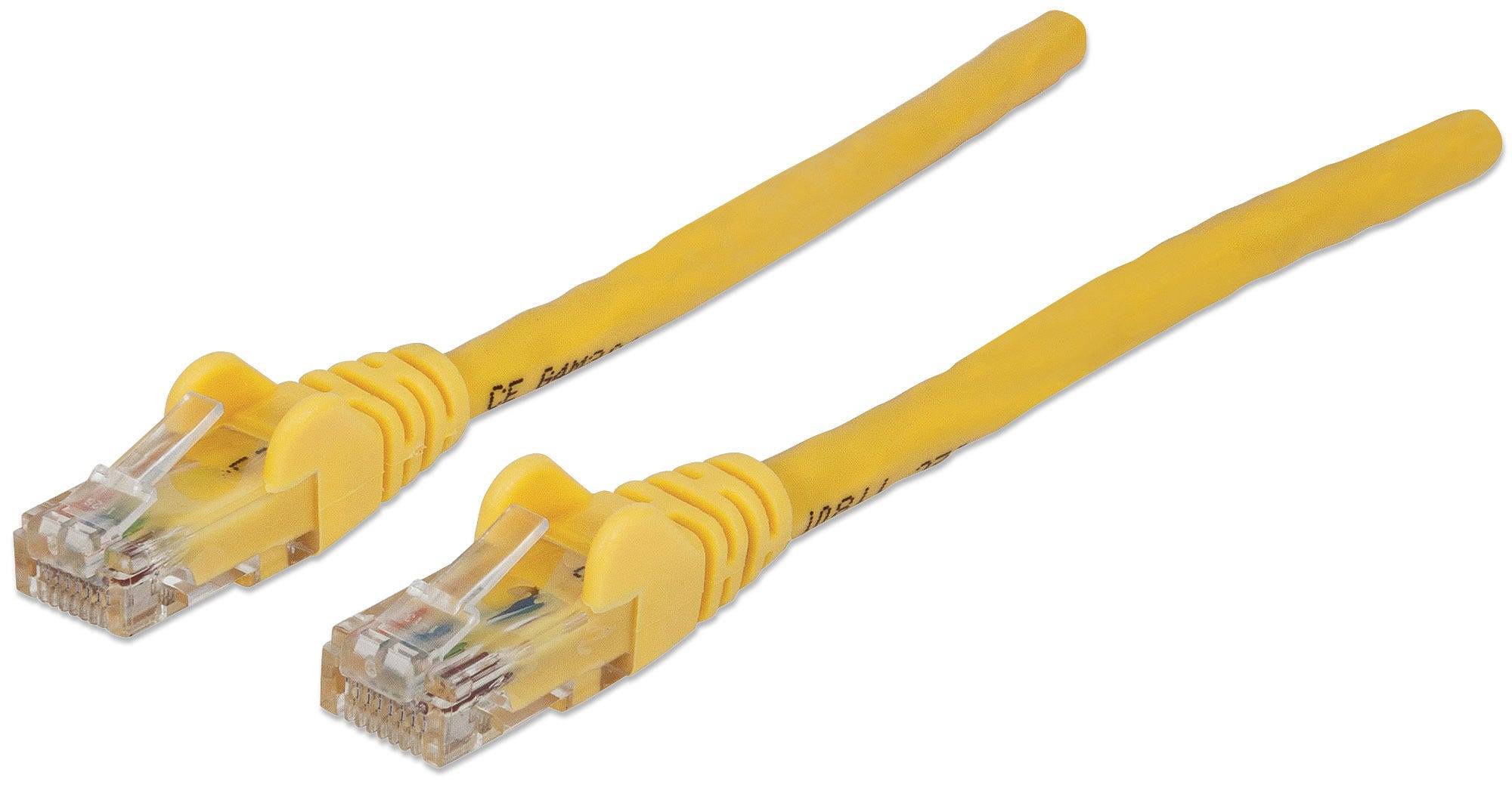 Intellinet 342377 RJ45 Netzwerkkabel, Patchkabel CAT 6 U/UTP 3.00 m Gelb 1 St.