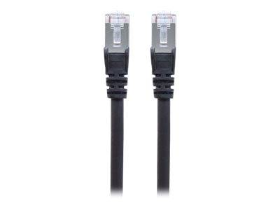 Intellinet 735766 RJ45 Netzwerkkabel, Patchkabel CAT 6 S/FTP 10.00 m Schwarz vergoldete Steckkontakte 1 St.