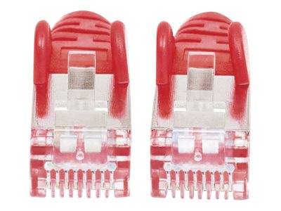 Intellinet 735889 RJ45 Netzwerkkabel, Patchkabel CAT 6 S/FTP 15.00 m Rot vergoldete Steckkontakte 1 St.
